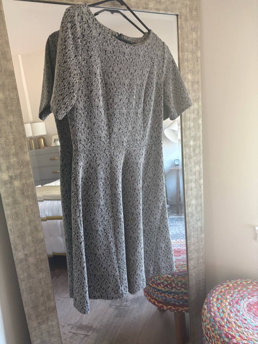 Ann Taylor Black and White Dress